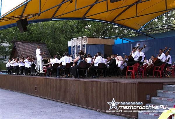 Новосибирский симфонический оркестр на эстраде